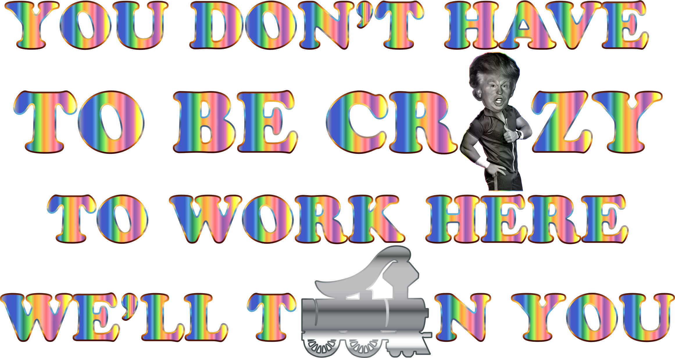 This Free Icons Png Design Of Technicolor Crazy Train (2322x1231), Png Download