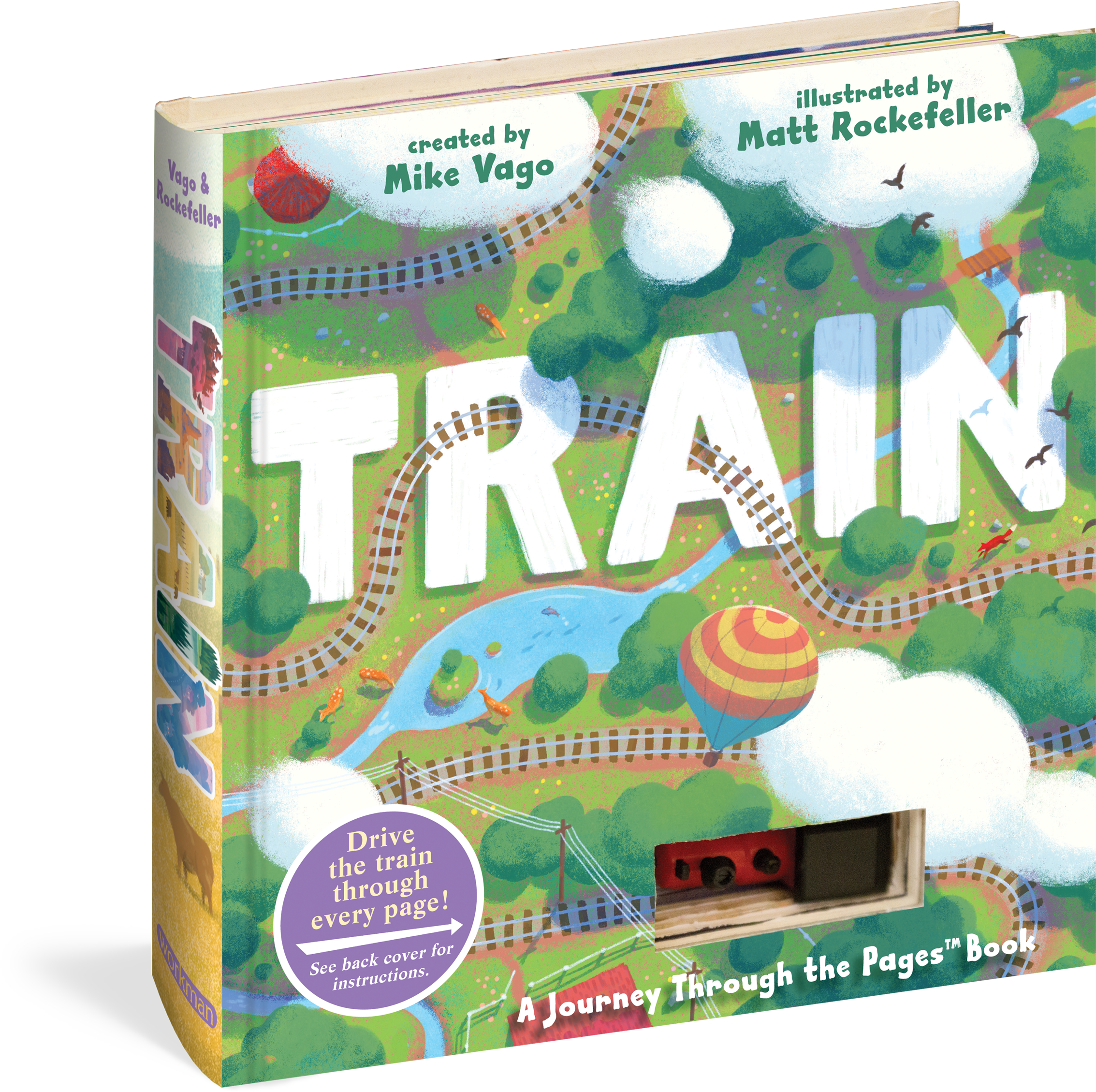Matt Rockefeller - Train: A Journey Through The Pages Book [book] (1600x1600), Png Download