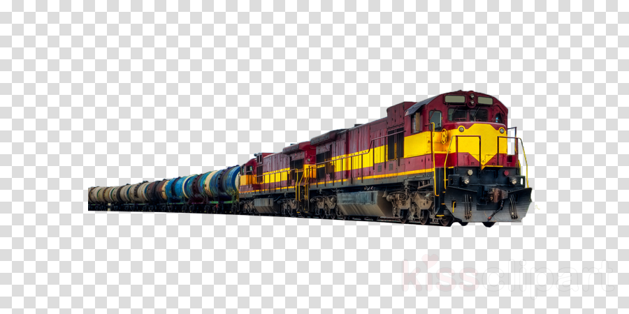 Train Png Clipart Rail Transport Train - Transparent Background Lp Record Clip Art (900x450), Png Download