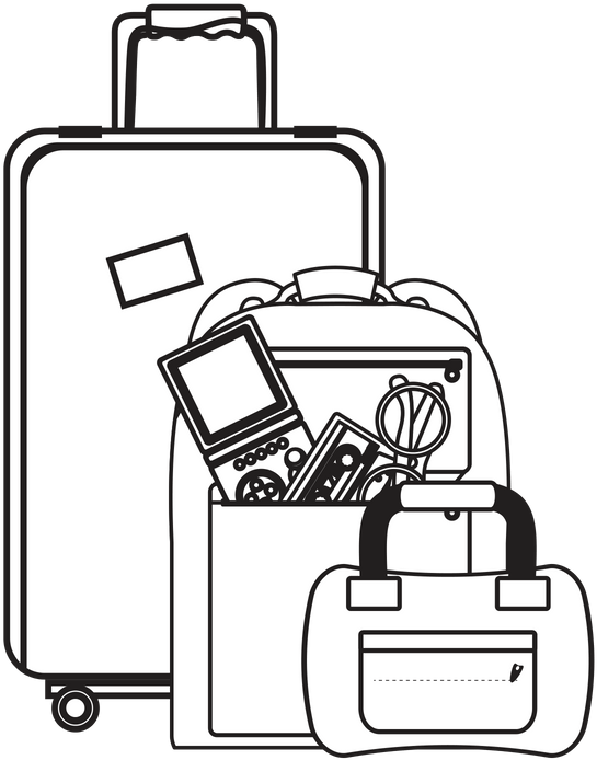 Each Airline Has Its Own Policy Regarding Check And - Illustration (794x1123), Png Download