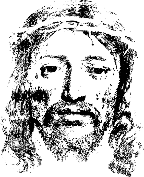 God Png - Face Of Jesus Png (588x720), Png Download