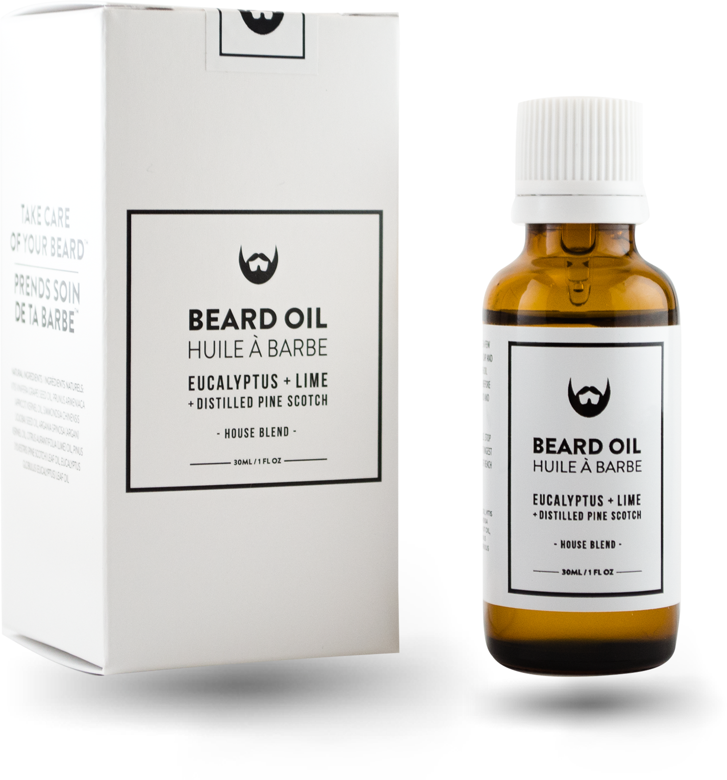 White Beard Oil 22 V=1538436616 - Always Bearded Beard Oil Eucalyptus Lime 30ml (2400x2400), Png Download