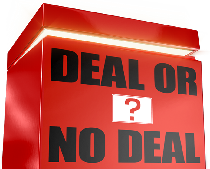 Deal Or No Deal - Deal Or No Deal Box (694x558), Png Download