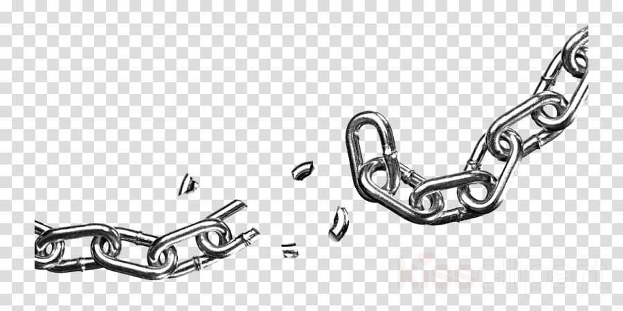 Broken Chain Png Clipart Computer Icons Clip Art - Broken Chain Transparent Background (900x450), Png Download
