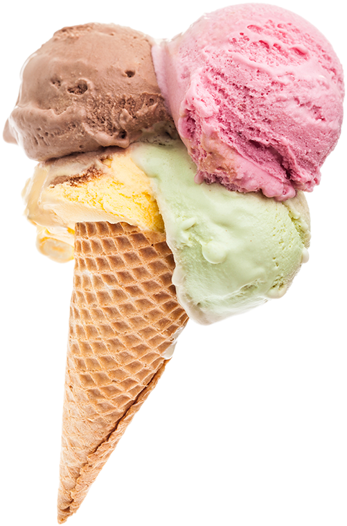 Has 25% Less Fat And/or 33% Fewer Calories Than Regular - Ice Cream (600x900), Png Download
