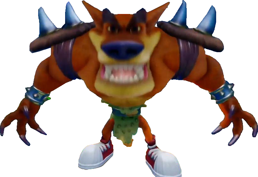 Crash Bandicoot N - Crash Bandicoot Tiny The Tiger (832x570), Png Download