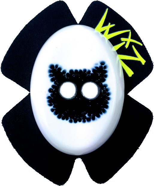 Pussy Cat Trolls Blk-wht - Knieschleifer Wiz (521x626), Png Download