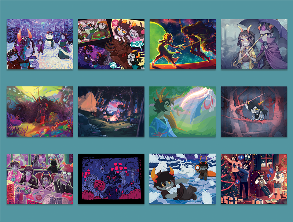 2019 Homestuck Troll Calendar - Creative Arts (1000x1000), Png Download