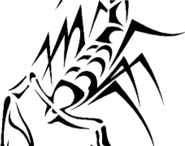 Scorpion Tattoos Png Transparent Images - Тату Скорпион Чёрная (640x480), Png Download