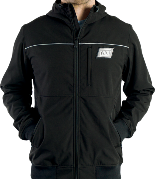 Thor Track Walk Softshell Jacket - Thor Track Walk S14 Softshelljacket Male - Black - (520x600), Png Download