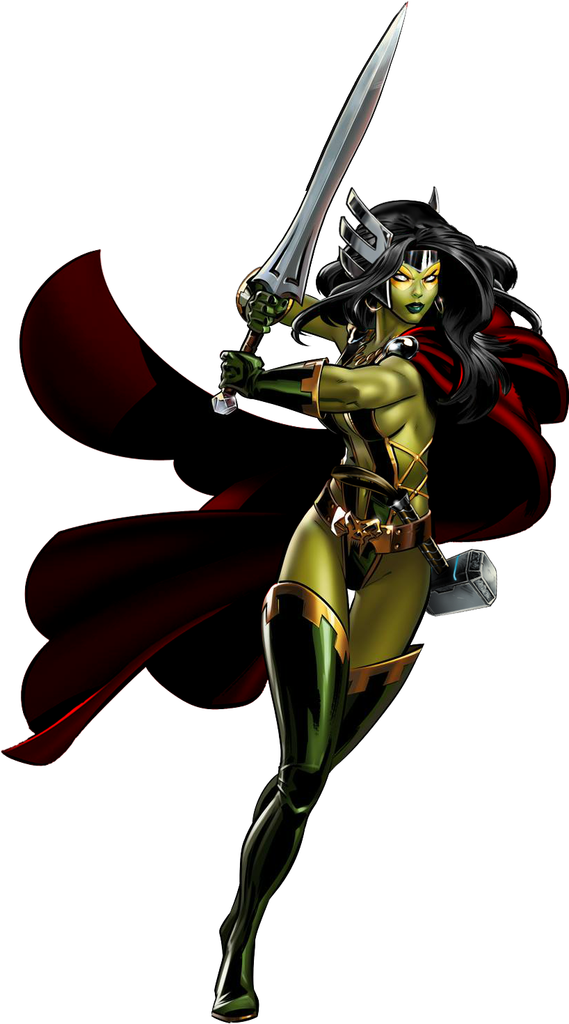 Gamora Thor - Gamora Comic Full Body (1500x1500), Png Download
