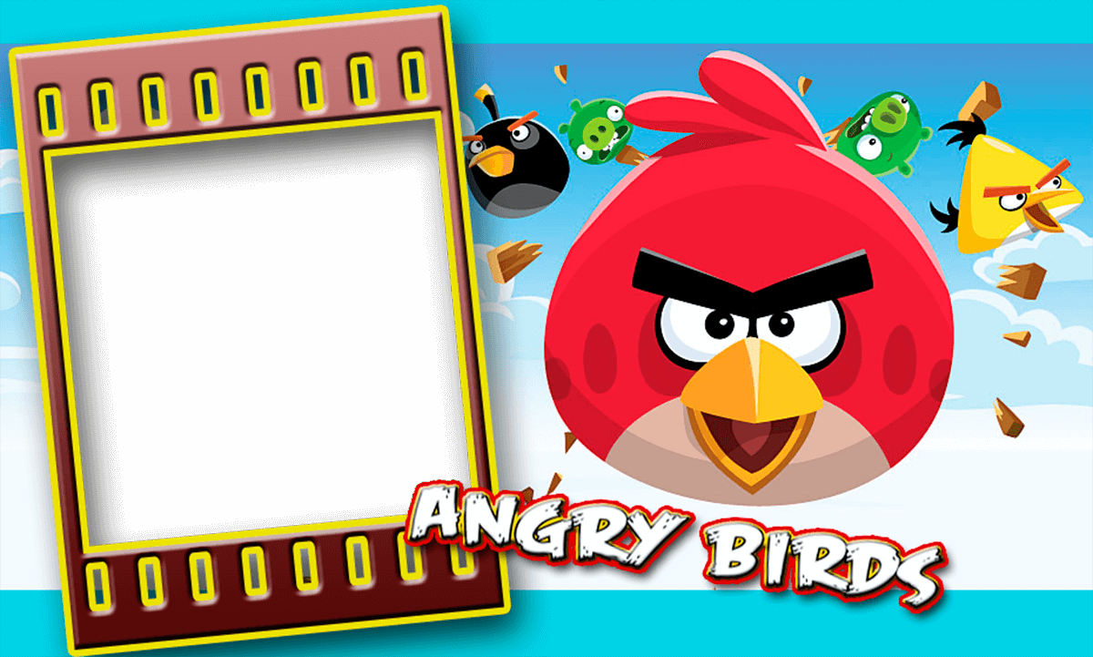 Marco De Foto Angry Birds - Angry Birds Trilogy - Game Console - Dutch (1200x721), Png Download