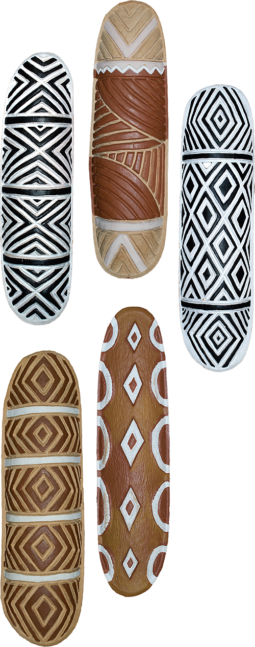 Cape Everard To Lakes Entrance And Lake Tyers And Encompassing - Gunai Kurnai Art (500x1266), Png Download