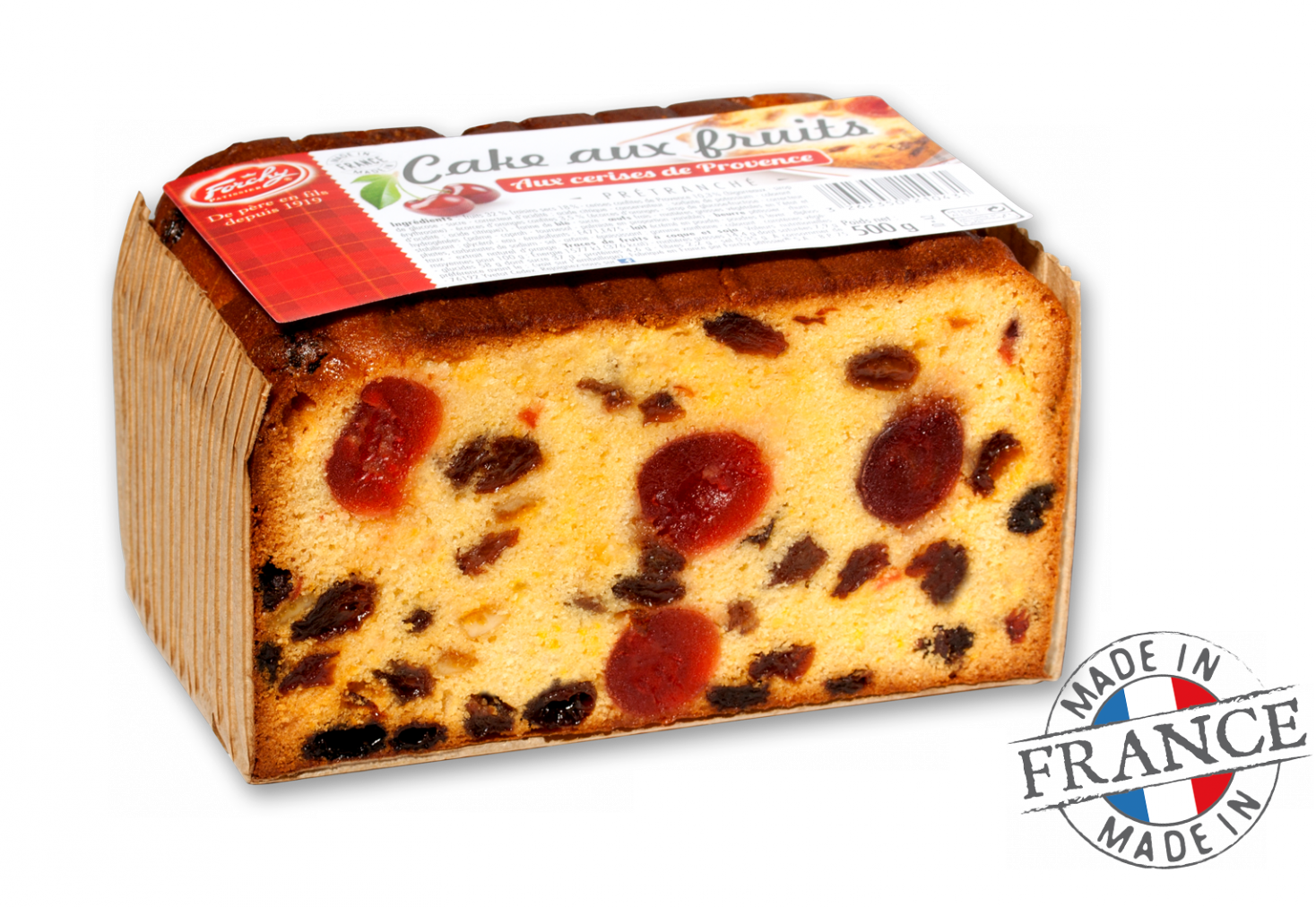 Christmas Cake Png Fruit Cake 500g 7 Slices - Fruit Cake Slice Png (1468x1012), Png Download