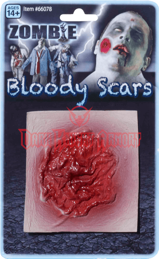 Bloody Zombie Scar - Forum Novelties Bloody Zombie Scar 66078 (859x859), Png Download