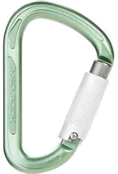 Mad Rock Hulk Hms Triple Locking Carabiner Greengrey (599x599), Png Download