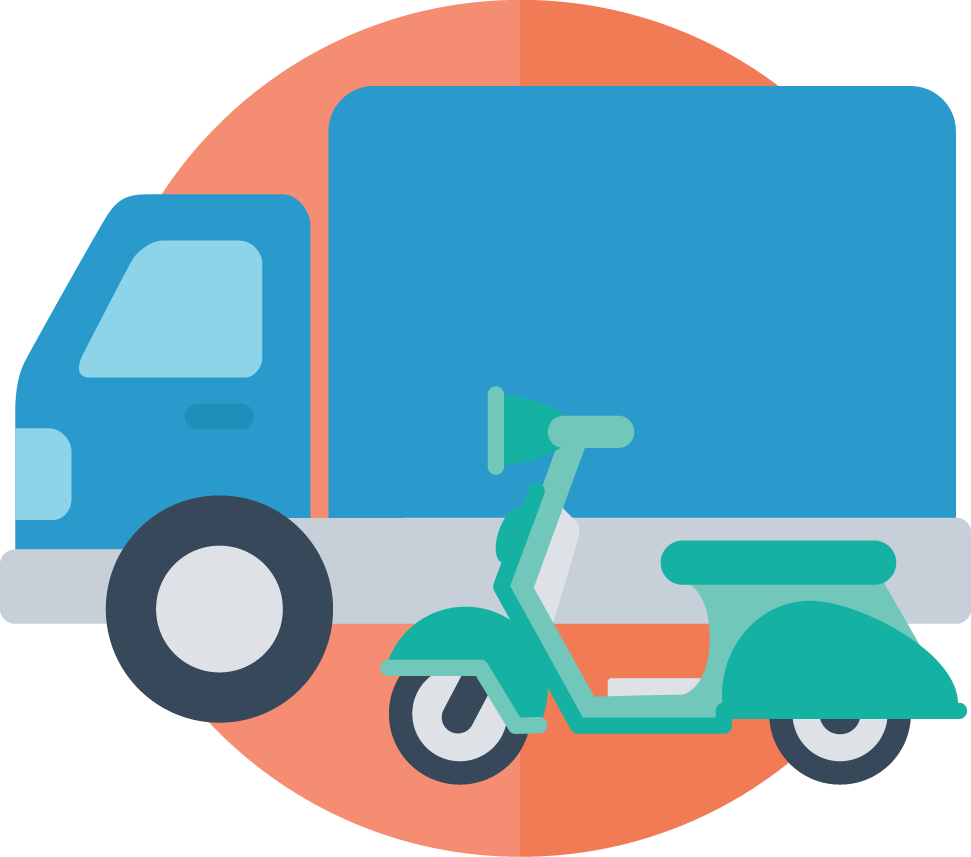 Offer A Range Of Shipping Options (971x857), Png Download