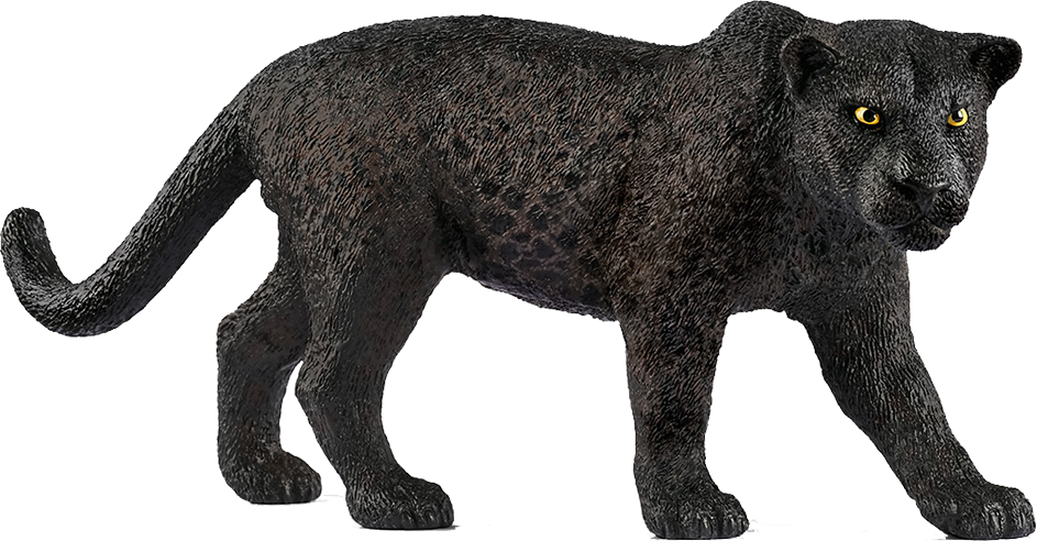 Schleich 14774 Black Panther, Black, Large - Wild Black Panther (943x492), Png Download