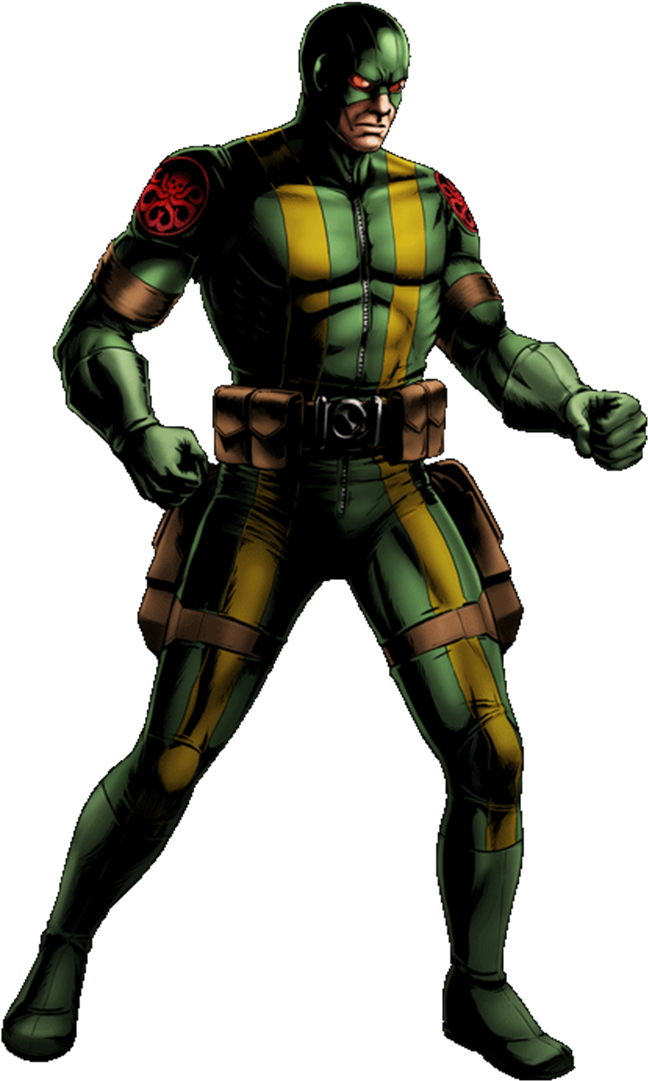 Hydra Soldier Portrait Art - Marvel Avengers Alliance Hydra (664x1102), Png Download