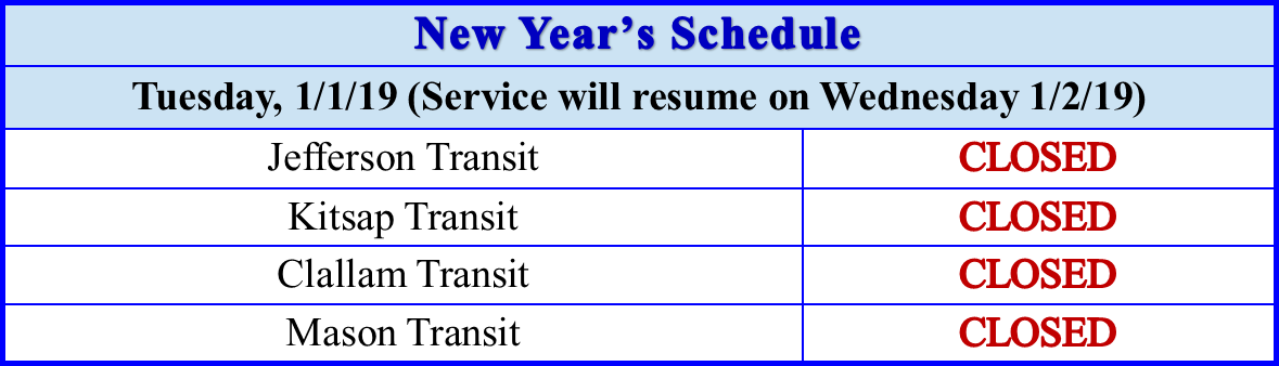 Have A Safe And Happy Holiday - Jefferson Transit (1179x338), Png Download