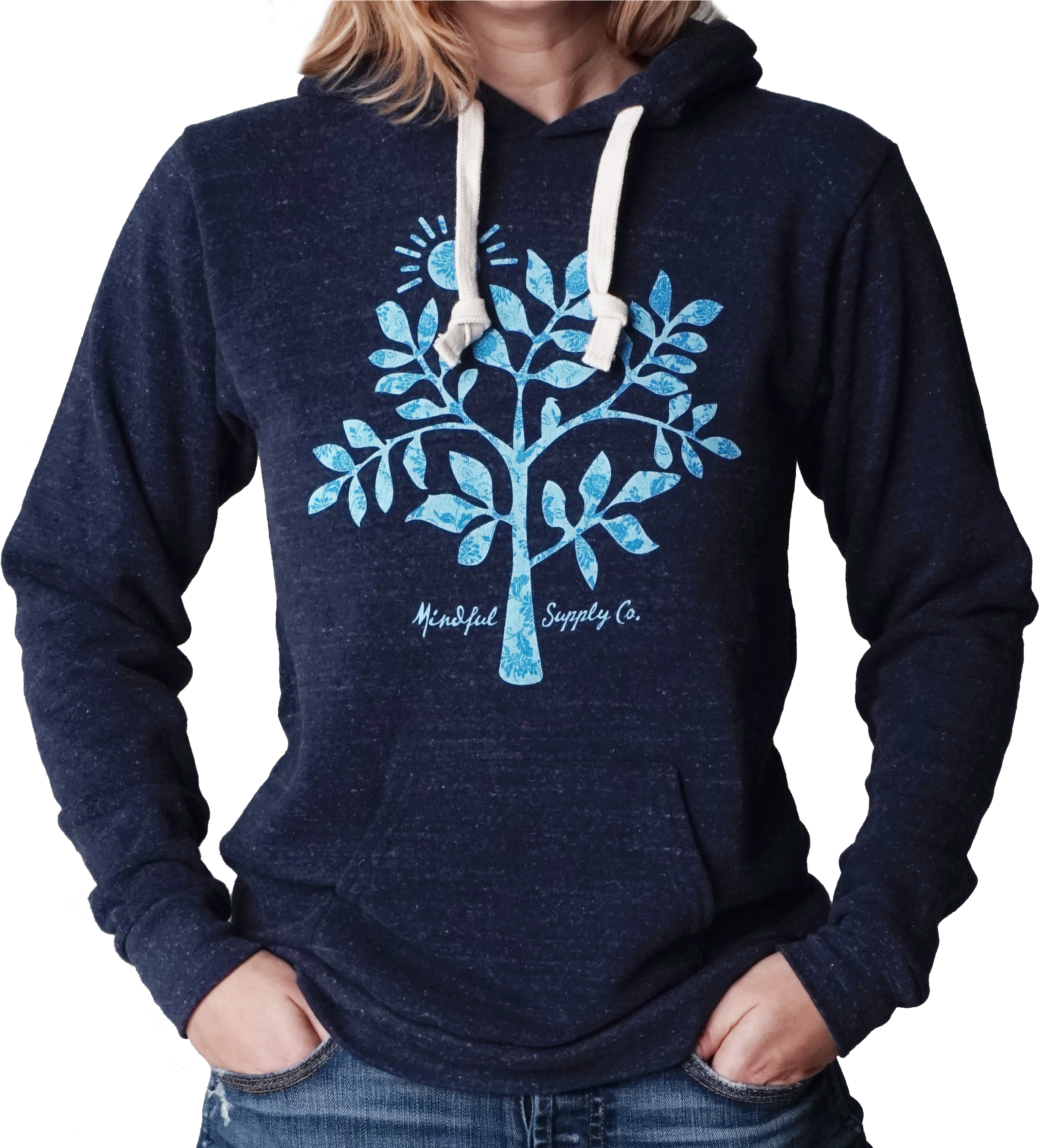 Folk Tree Hoodie Womens V=1510760783 - Lincoln Park Community Shelter (2541x2716), Png Download