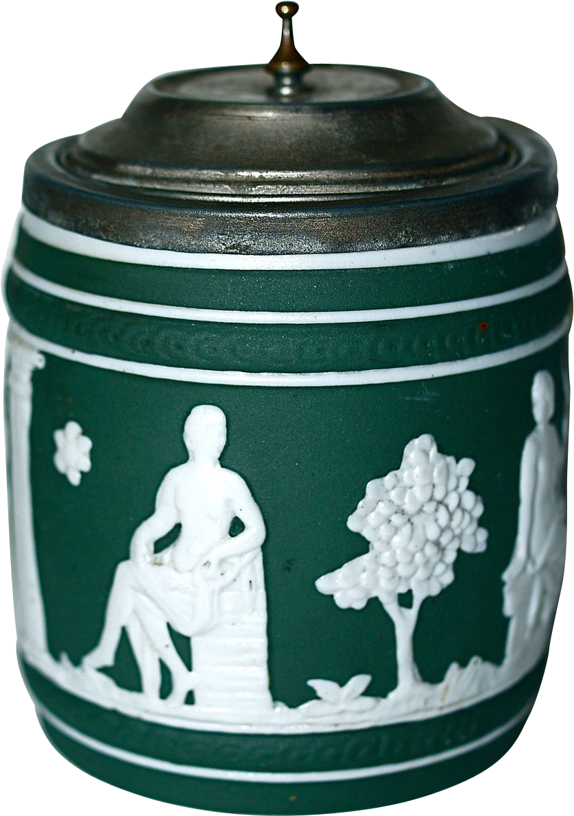 Green Tobacco Jar/humidor - Tobacco Pipe (1240x1240), Png Download