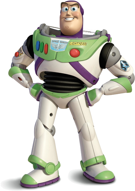 Lightyear Heroes And Villians - Toy Story Buzz Clipart (555x712), Png Download