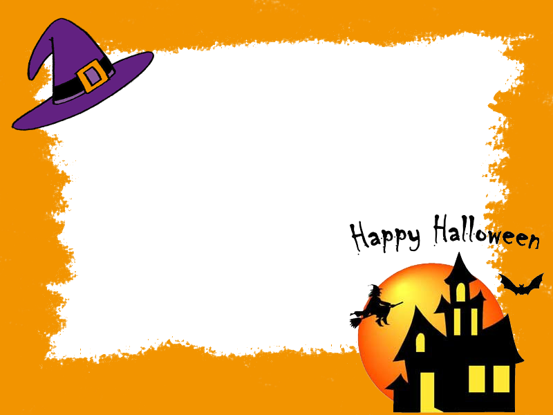 Moldura Halloween Png - Happy Halloween Easy Mandala Coloring Book (800x600), Png Download