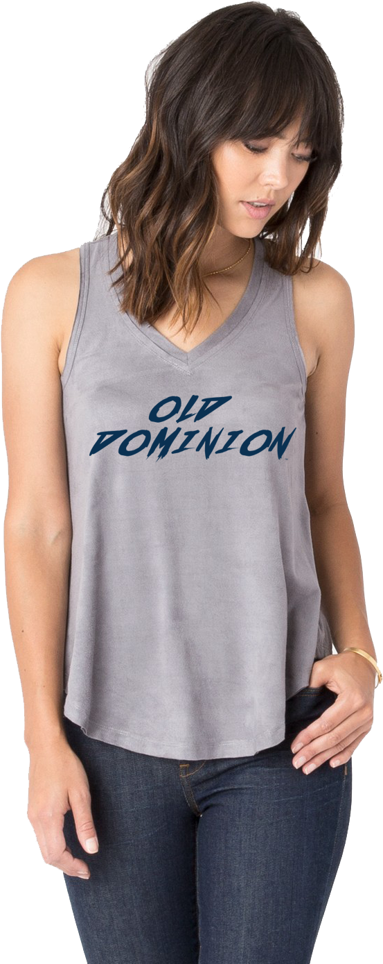 Old Dominion University Monarchs Women's 80's Faux - Michigan (896x1408), Png Download