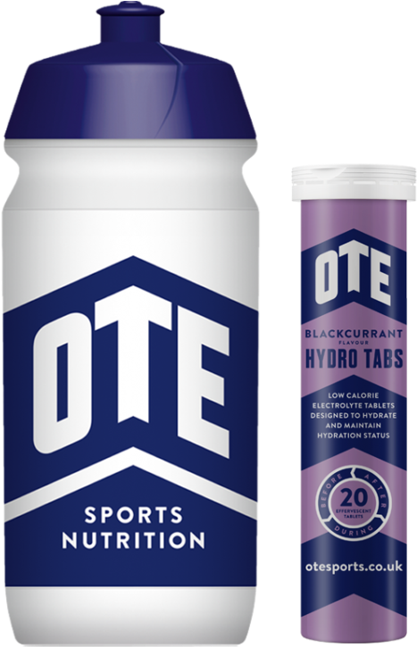 Hydro Bottle Pack - Ote Hydro Tabs 20 X 4g 1 Tube Blackcurrant (800x753), Png Download