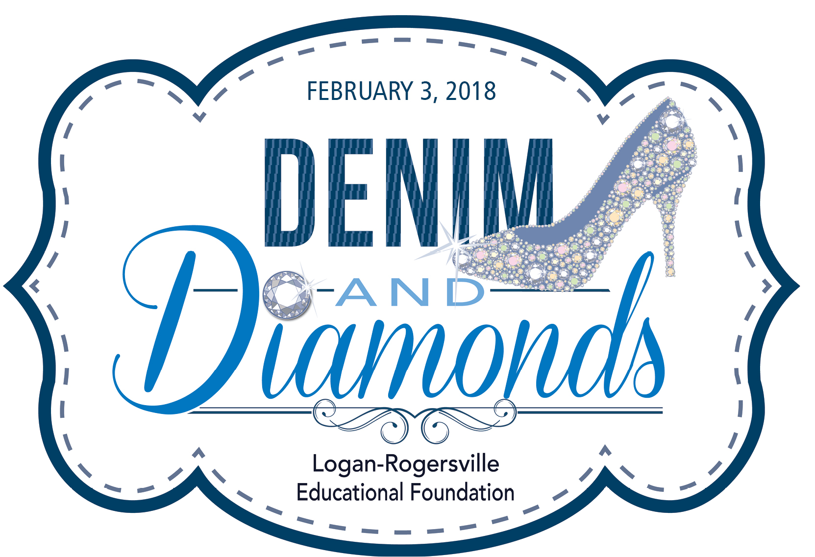 Download 2018 Denim & Diamond Gala Logo Denim & Diamonds PNG Image