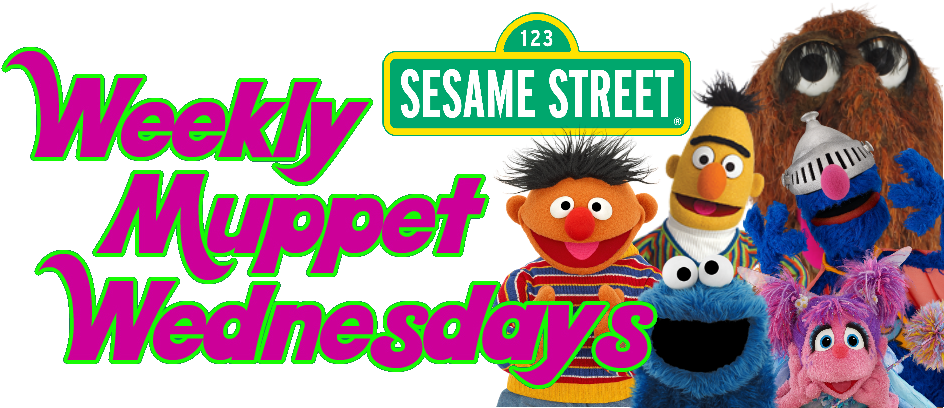 Weekly Muppet Wednesdays - Sesame Street Sign Edible Image Cake Cupcake Topper (967x407), Png Download