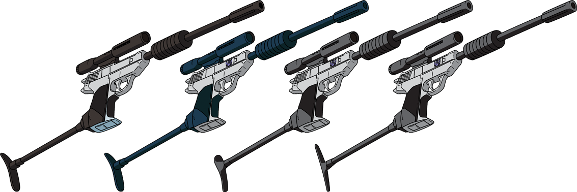 Pre-final Colours That Made Appearance In Some Of The - Firearm (1133x378), Png Download
