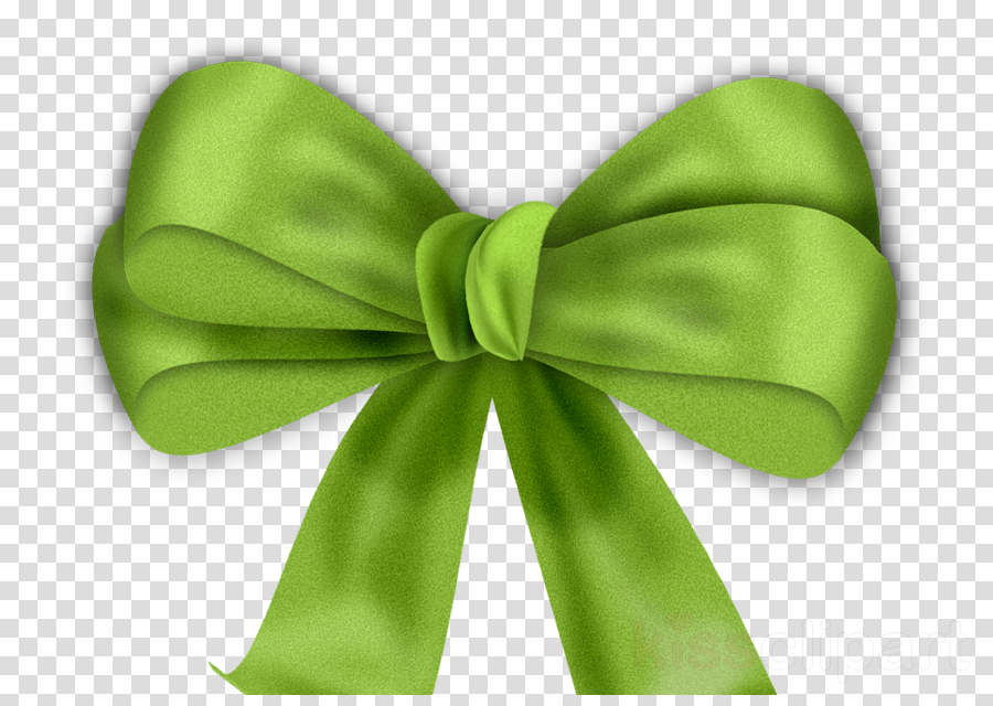 Ribbon Drawing Clip Art - Laço Desenho Verde Png (900x640), Png Download