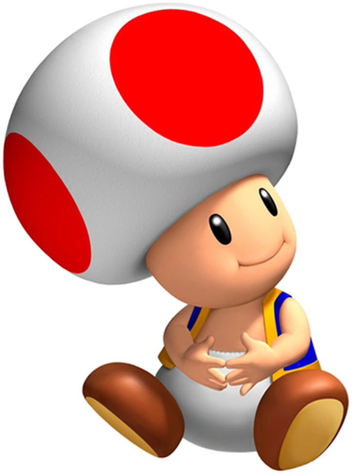 Toad Mario Png Vector Black And White Stock - Toad Super Mario Png (800x1000), Png Download