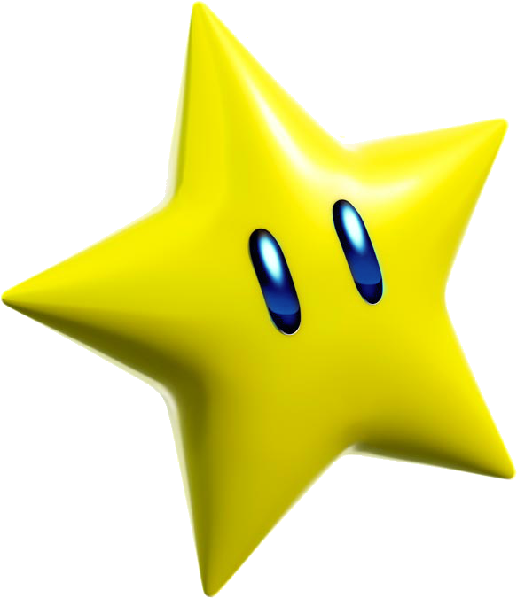 Estrella Mario Png - Mario Bros. Super Star (610x690), Png Download