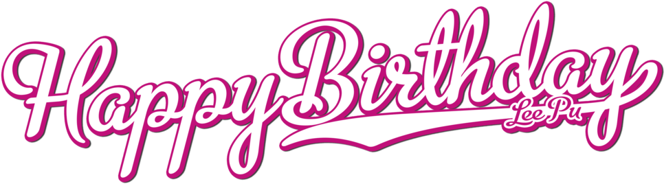 Happy Birthday Png Pink Picture Free Download - Pink Happy Birthday Png ...