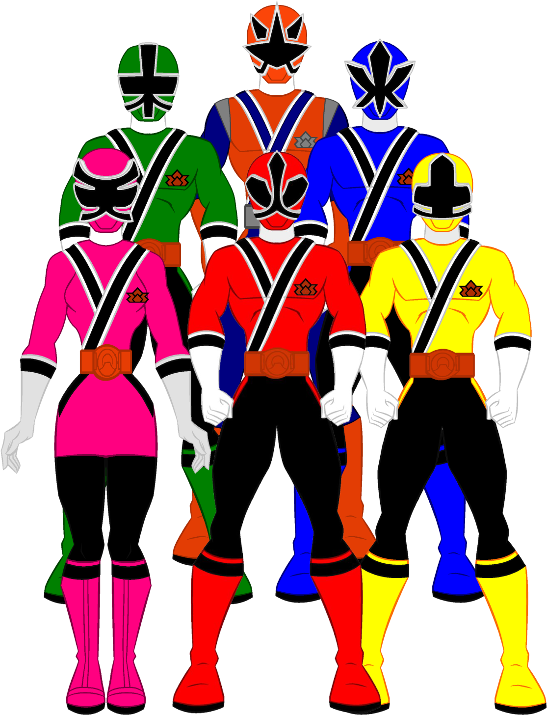 Imagem De Power Rangers - Power Rangers Samurai 2017 (1173x1484), Png Download