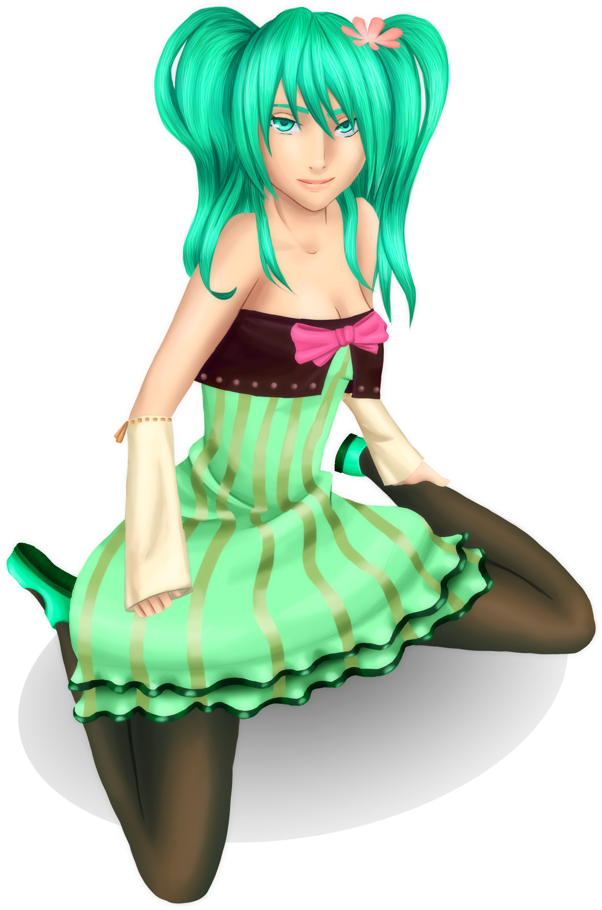 So This Is Hatsune Miku - Anime (2628x3410), Png Download