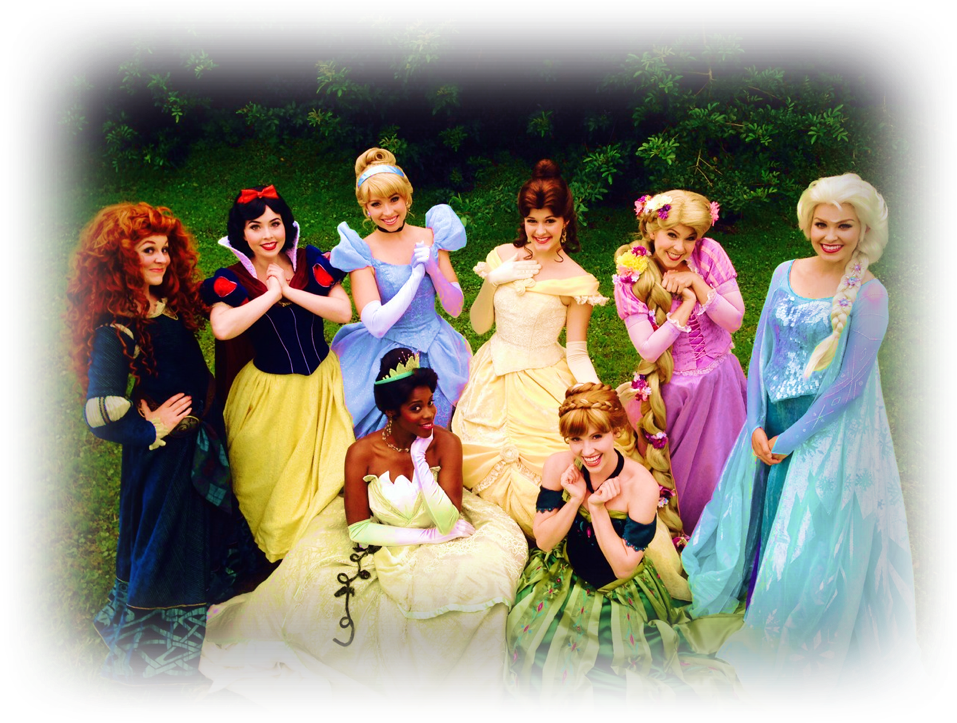 Disney Princesses - Disney Princess Disney World (1009x771), Png Download