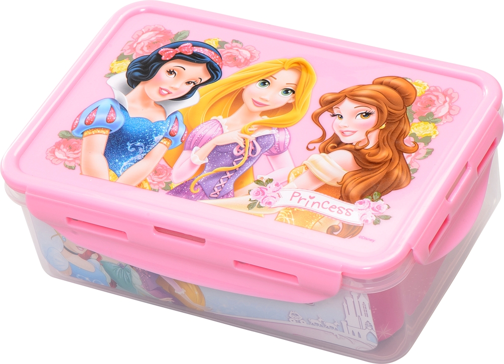 Disney Princess Food Box1070ml, , Large - Prinsesse Madkasse (1004x725), Png Download