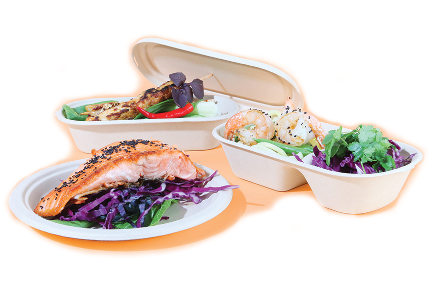Packaging Made From Plants, - Food Packaging (1400x687), Png Download