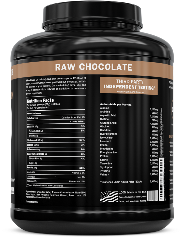 Chocolate Whey Protein Powder - Performance Whey Protein Powder Concentrate - Promix (1024x1024), Png Download