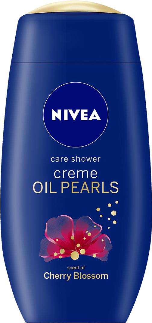 Indulging Creamy Shower Enriched With Argan Oil And - Shower Cream Nivea Oil Pearls (1010x1180), Png Download
