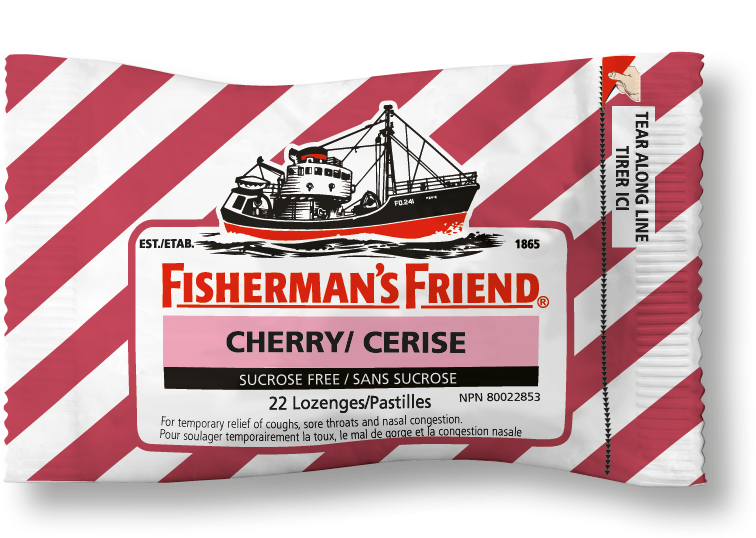Cherry - Sugar Free - Fishermans Friends (1000x547), Png Download