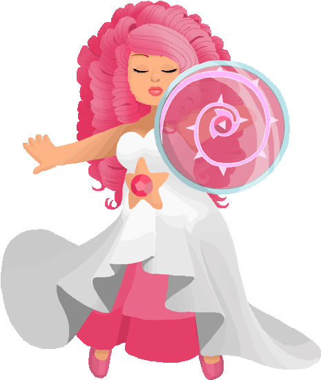 I Have A Dream And Her Name Is Rose Quartz - Pixel Gif Steven Universe (500x750), Png Download