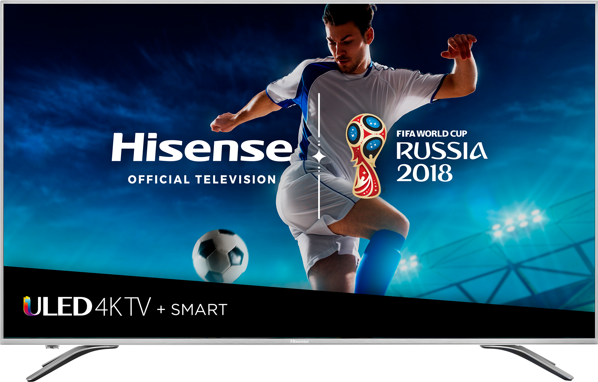 Hisense 55 Inch 4k Smart Lcd Tv 55h9080e 2018 (2400x1392), Png Download