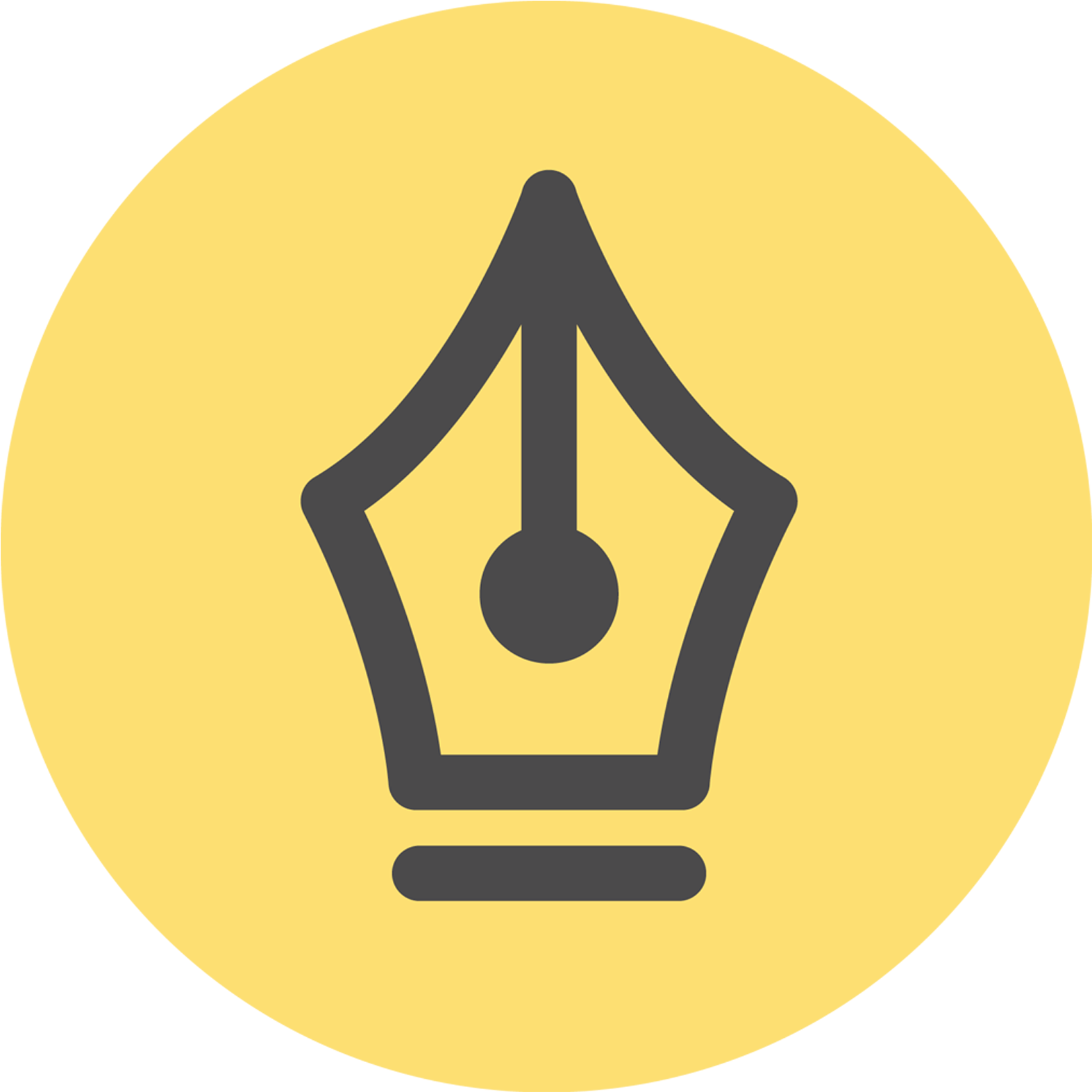 Dan Archer - Nib Logo (1584x1584), Png Download