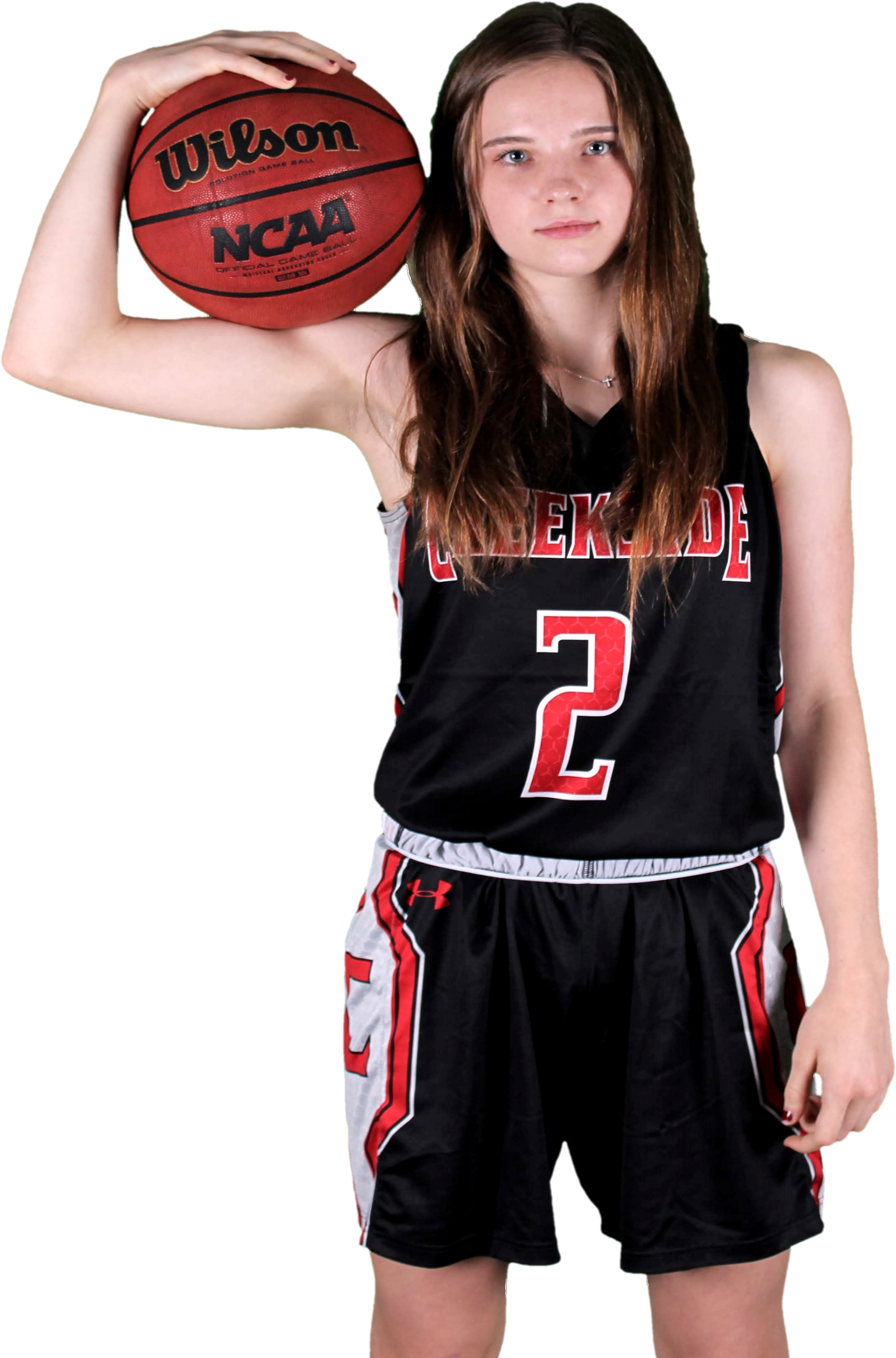 In Addition To The Boys Basketball Team, The Lady Knights - Wilson 29.5" Official Ncaa Game Basketball With 6" (3265x4898), Png Download