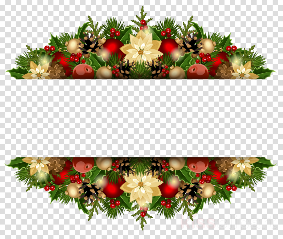 Christmas Borders Png Clipart Clip Art Christmas Christmas - Christmas Border Png (900x760), Png Download